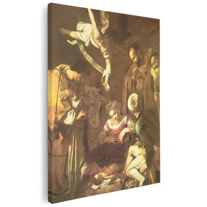 Nativity with St. Francis and St. Lawrence (1609) by Caravaggio