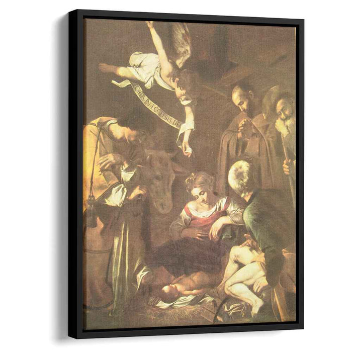 Nativity with St. Francis and St. Lawrence (1609) by Caravaggio