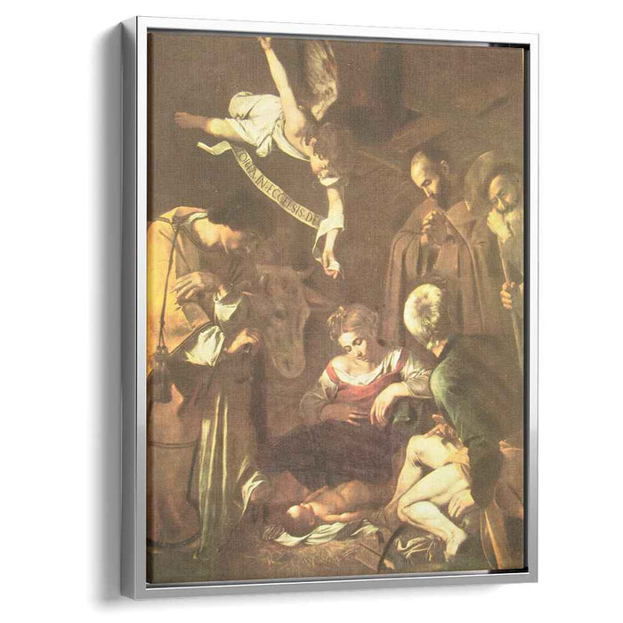 Nativity with St. Francis and St. Lawrence (1609) by Caravaggio