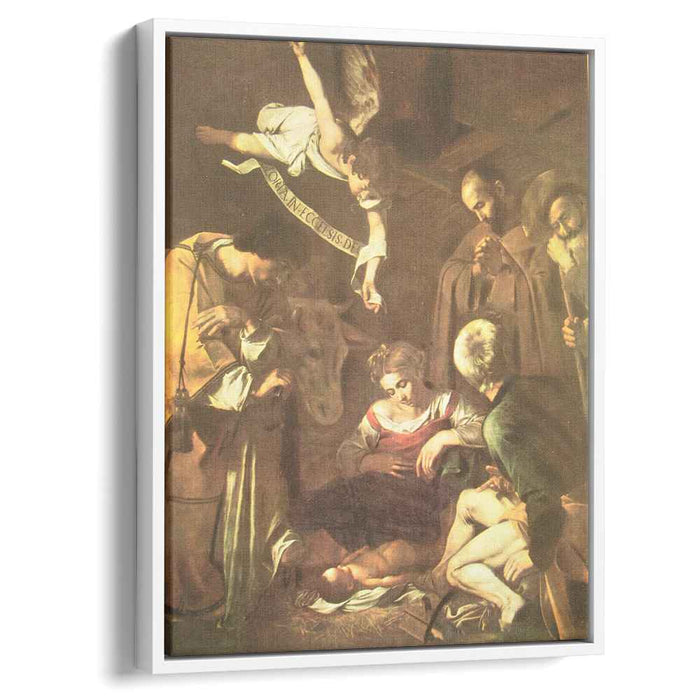 Nativity with St. Francis and St. Lawrence (1609) by Caravaggio