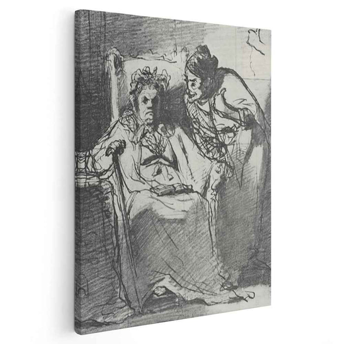 Naushnitsa. Before the storm (1874) by Vasily Perov