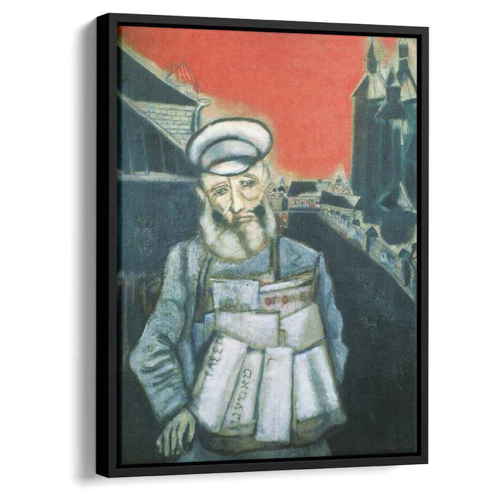 Newspaper Seller (1914) by Marc Chagall