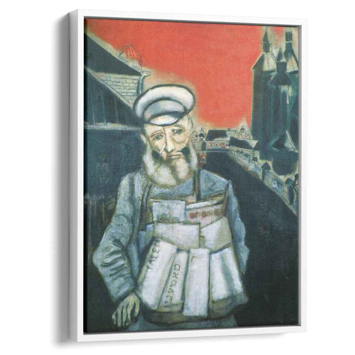 Newspaper Seller (1914) by Marc Chagall