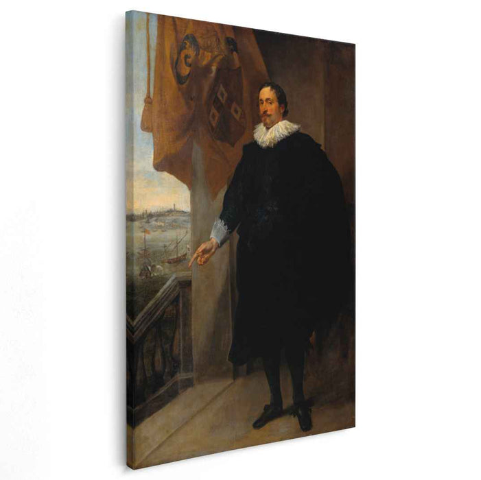 Nicolaes van der Borght, Merchant of Antwerp by Anthony van Dyck