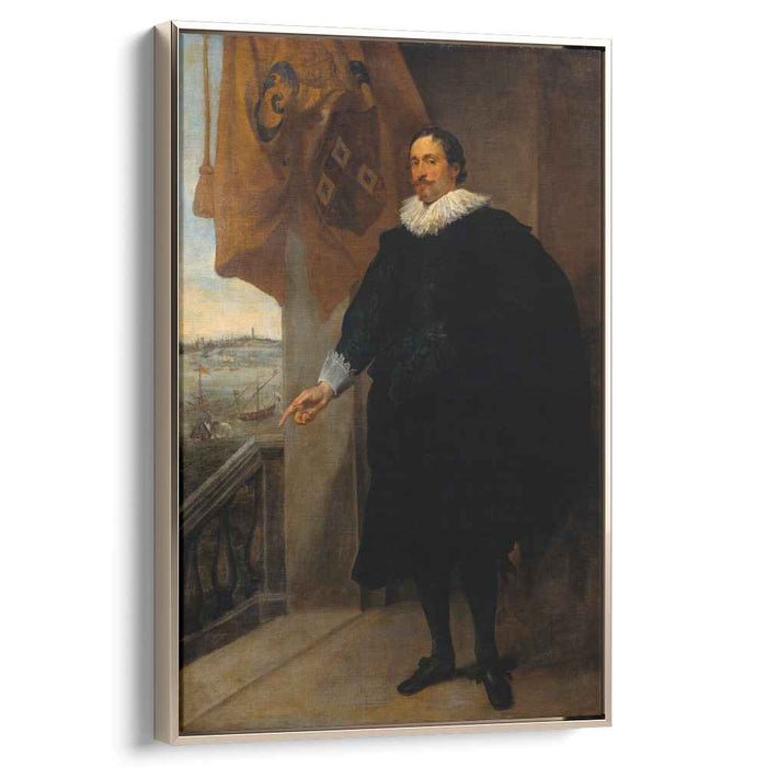 Nicolaes van der Borght, Merchant of Antwerp by Anthony van Dyck