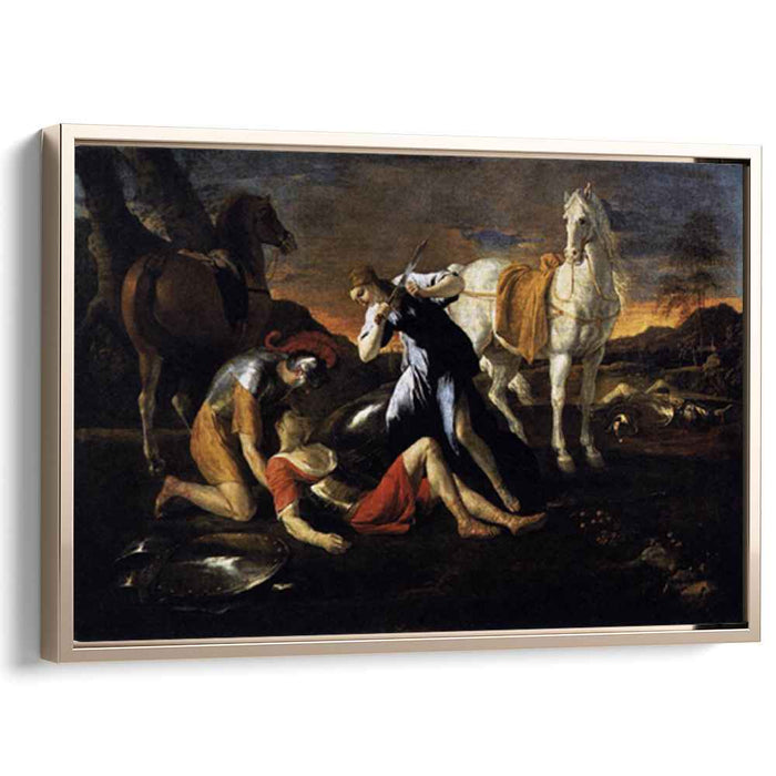 Tancred and Erminia (1631) by Nicolas Poussin