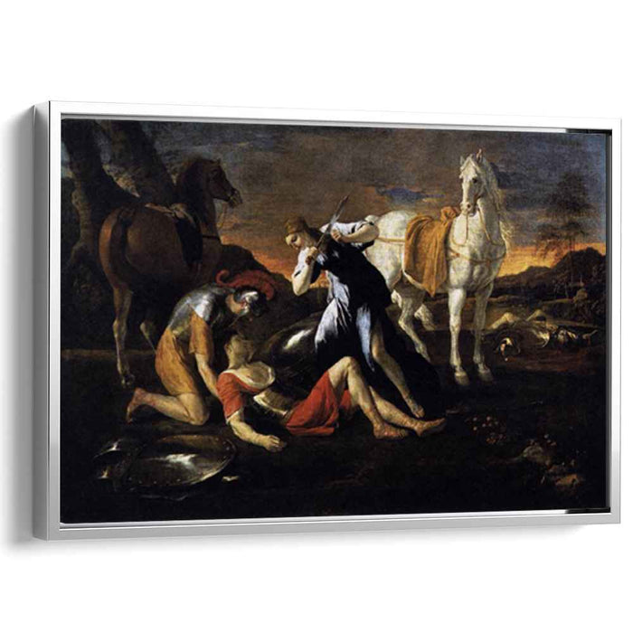 Tancred and Erminia (1631) by Nicolas Poussin