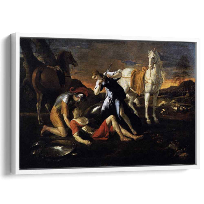 Tancred and Erminia (1631) by Nicolas Poussin