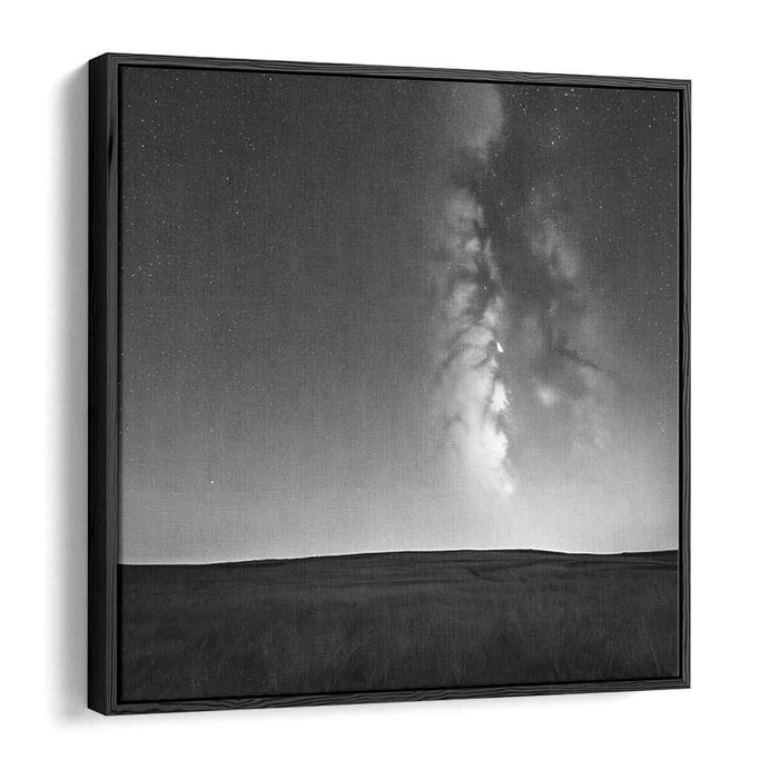 Starry Ink Universe: Monochrome Milky Way Nightscape