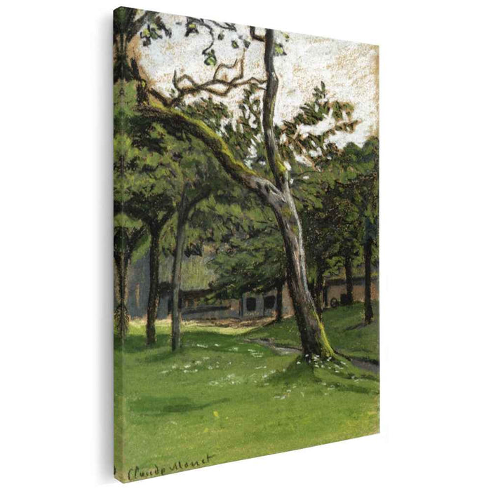 Norman Farm through the Trees (1886) by Claude Monet