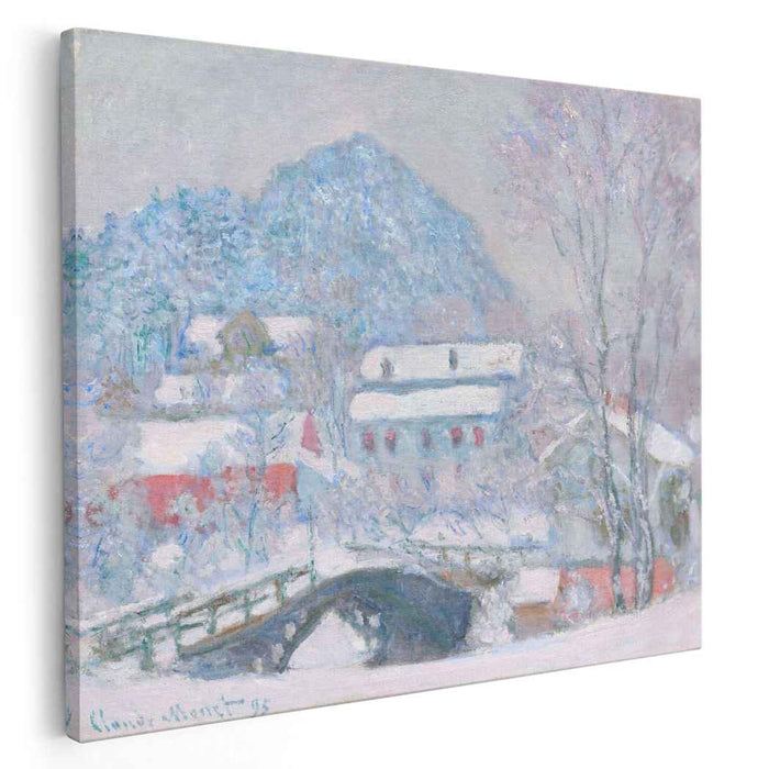 Norway, Sandviken Village in the Snow by Claude Monet