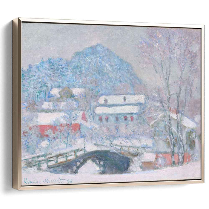 Norway, Sandviken Village in the Snow by Claude Monet