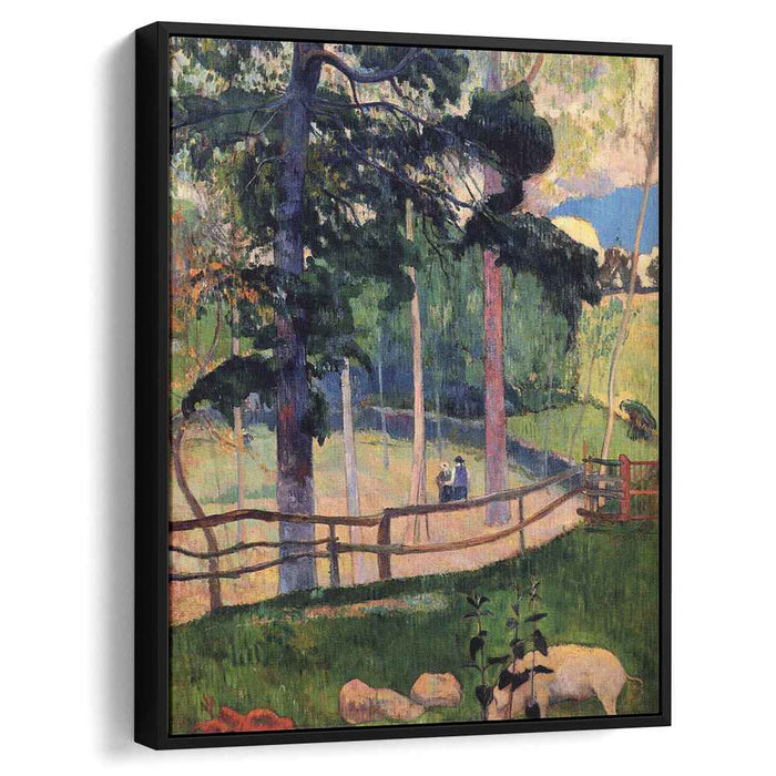 Nostalgic Promenade (1889) by Paul Gauguin