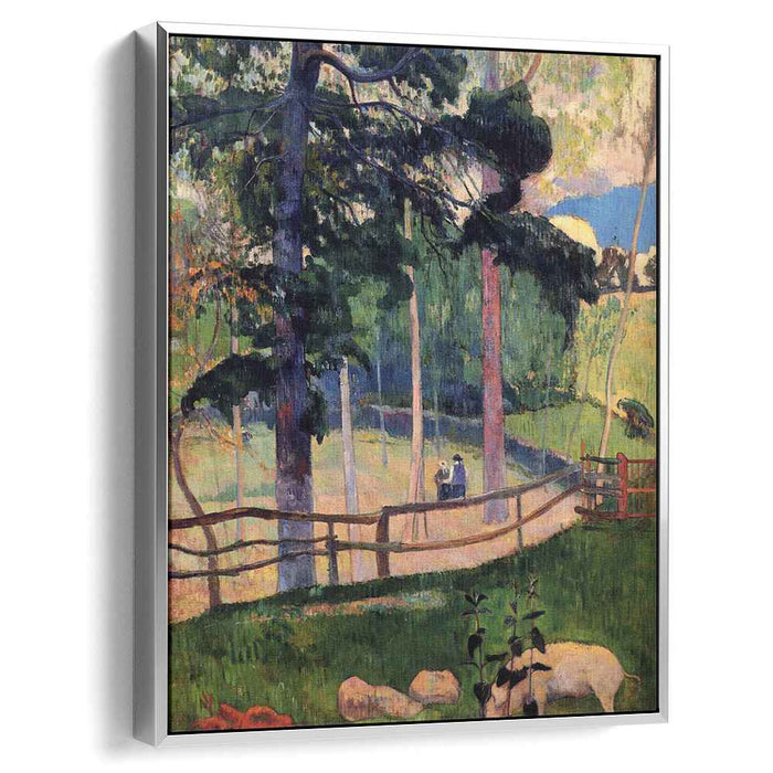 Nostalgic Promenade (1889) by Paul Gauguin