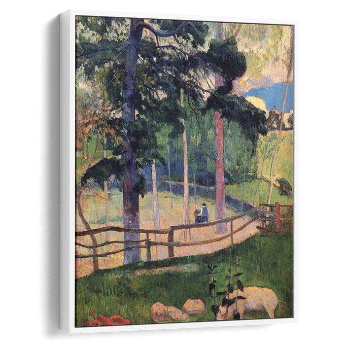 Nostalgic Promenade (1889) by Paul Gauguin