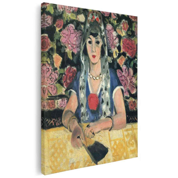 Spanish woman: Harmony in Blue (1922) by Henri Matisse