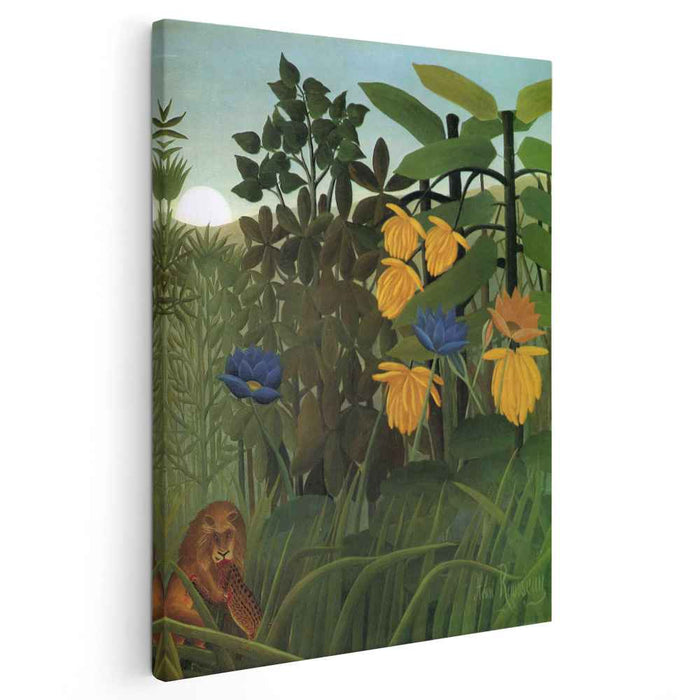 The Repast of the Lion (1907) by Henri Rousseau