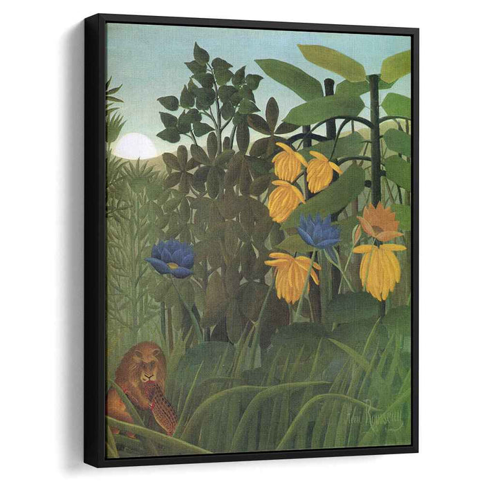 The Repast of the Lion (1907) by Henri Rousseau