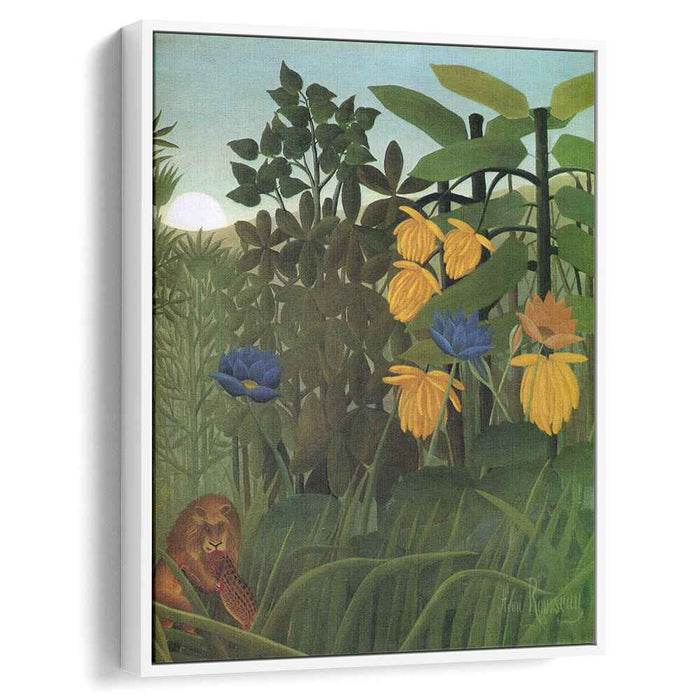 The Repast of the Lion (1907) by Henri Rousseau