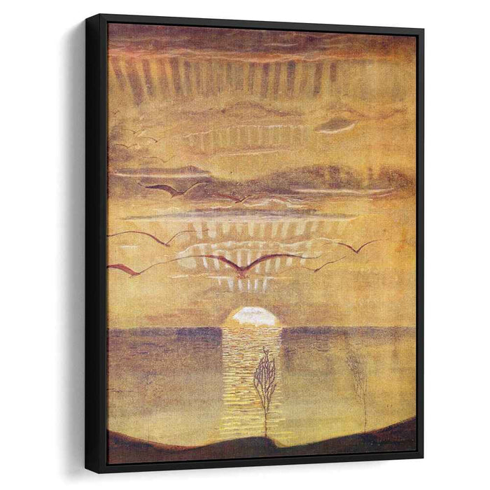 Sunset (1908) by Mikalojus Konstantinas Ciurlionis