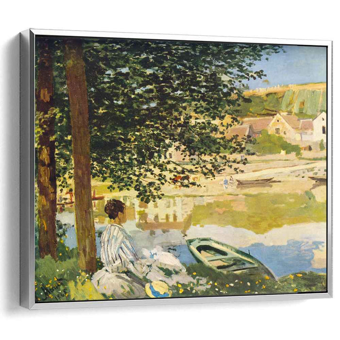 On the Bank of the Seine, Bennecourt by Claude Monet