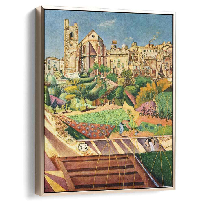 Church and the Village of Montroig (1919) by Joan Miro