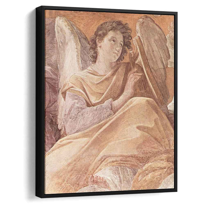 The Queen of Heaven and angels pla (Frescoes in the Palazzo Quirinale, Cappella dell'Annunciata, vault fresco scene) by Guido Reni