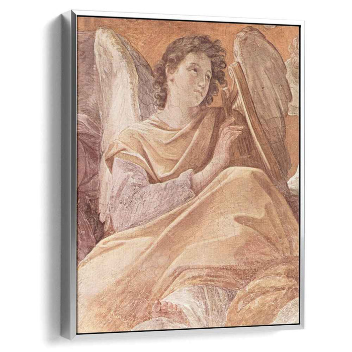 The Queen of Heaven and angels pla (Frescoes in the Palazzo Quirinale, Cappella dell'Annunciata, vault fresco scene) by Guido Reni