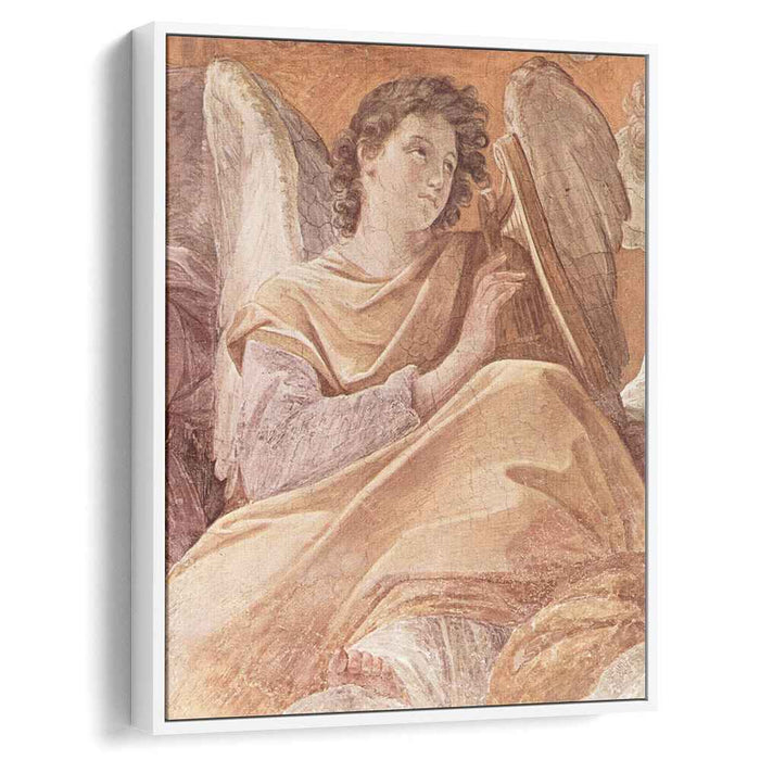 The Queen of Heaven and angels pla (Frescoes in the Palazzo Quirinale, Cappella dell'Annunciata, vault fresco scene) by Guido Reni