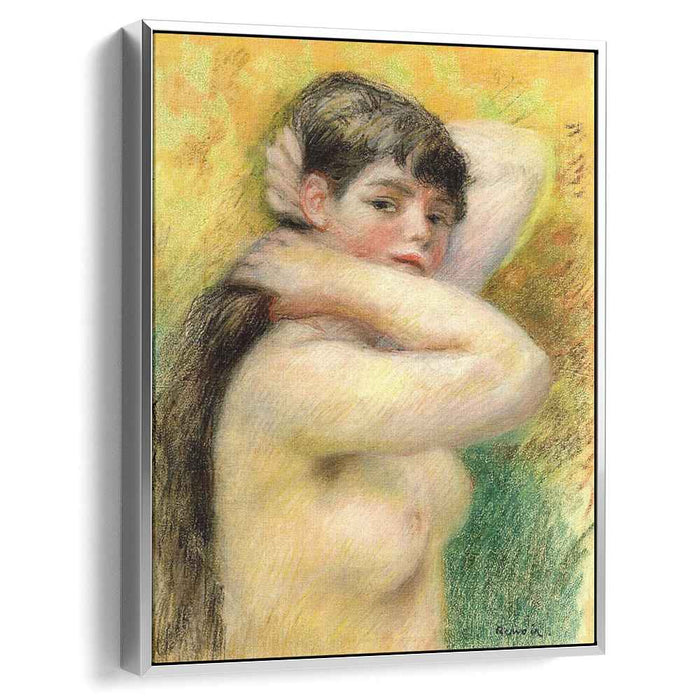 Nude Arranging Her Hair (1885) by Pierre-Auguste Renoir