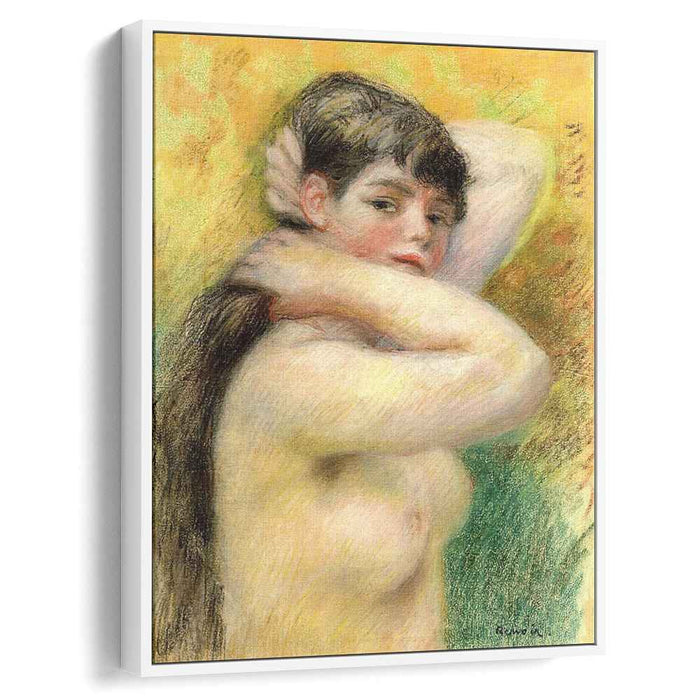 Nude Arranging Her Hair (1885) by Pierre-Auguste Renoir