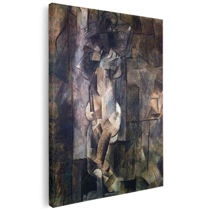 Nude figure (1910) by Pablo Picasso