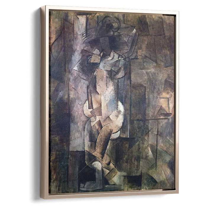 Nude figure (1910) by Pablo Picasso