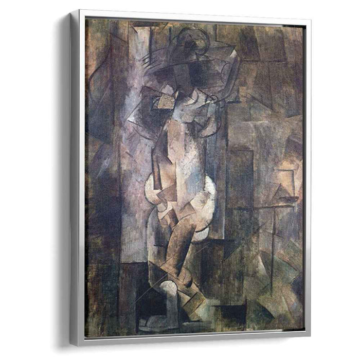 Nude figure (1910) by Pablo Picasso