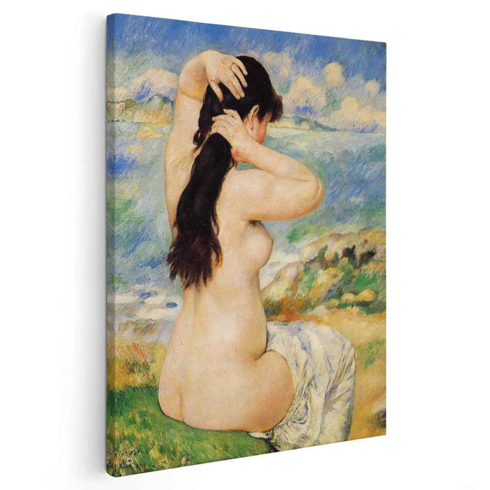 Nude Fixing Her Hair (1885) by Pierre-Auguste Renoir