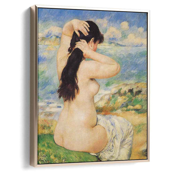 Nude Fixing Her Hair (1885) by Pierre-Auguste Renoir