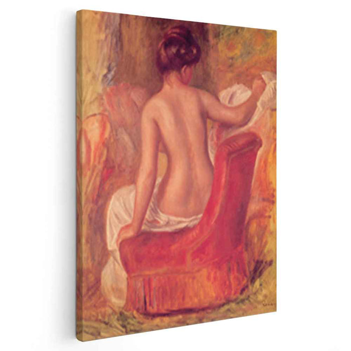 Nude in a Chair (1900) by Pierre-Auguste Renoir