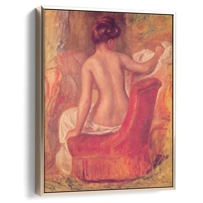Nude in a Chair (1900) by Pierre-Auguste Renoir