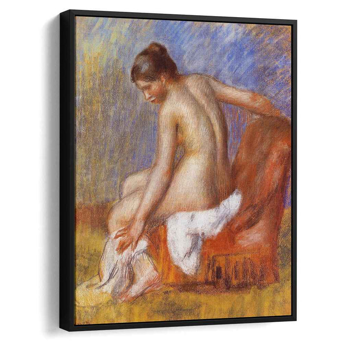 Nude in an Armchair (1890) by Pierre-Auguste Renoir