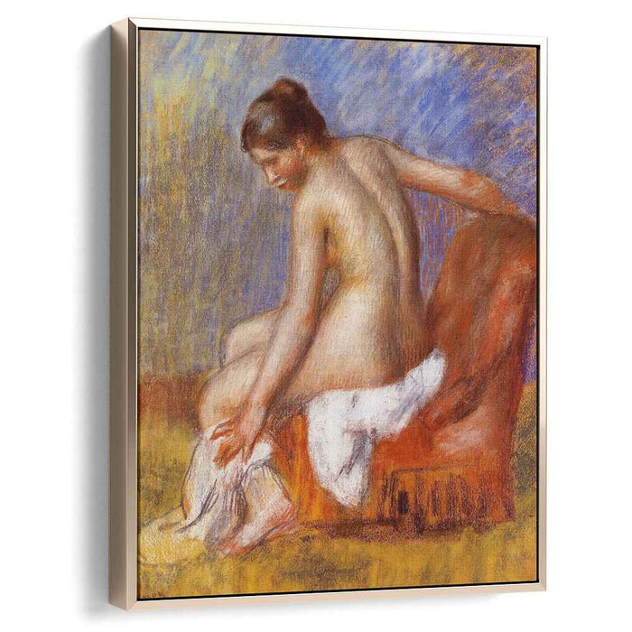 Nude in an Armchair (1890) by Pierre-Auguste Renoir