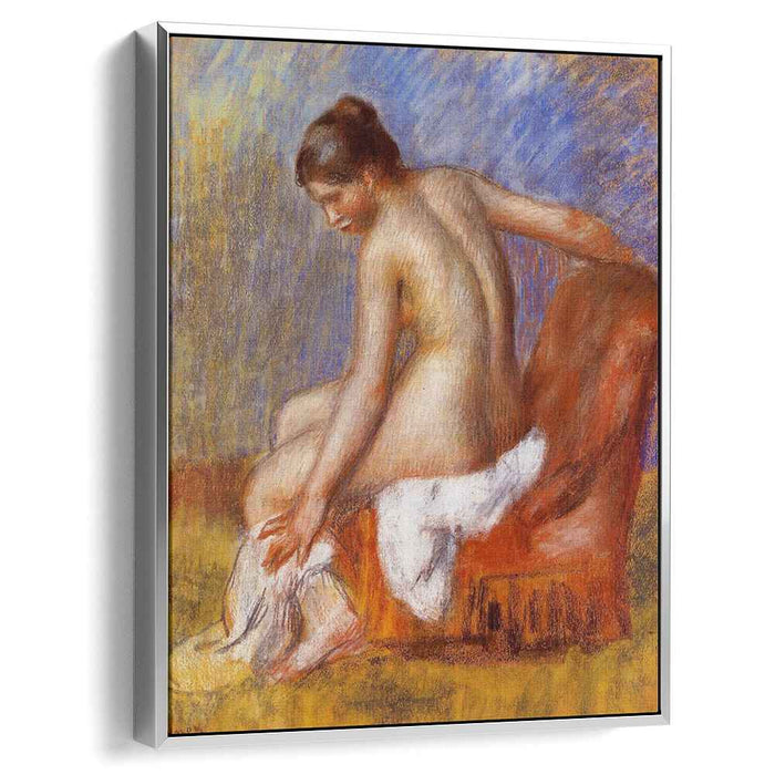 Nude in an Armchair (1890) by Pierre-Auguste Renoir