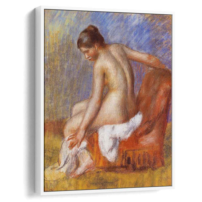 Nude in an Armchair (1890) by Pierre-Auguste Renoir