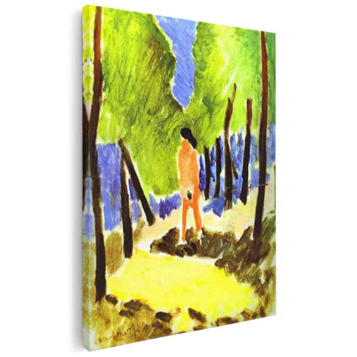 Nude in Sunlit Landscape (1909) by Henri Matisse