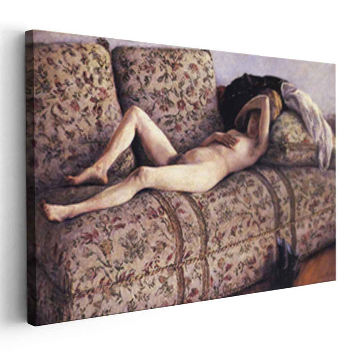 Nude on a Couch (1880) by Gustave Caillebotte