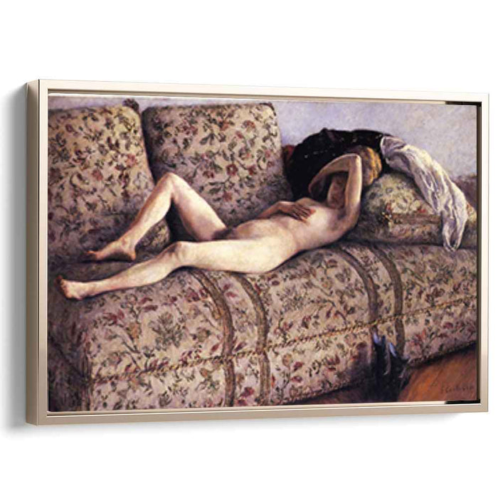 Nude on a Couch (1880) by Gustave Caillebotte