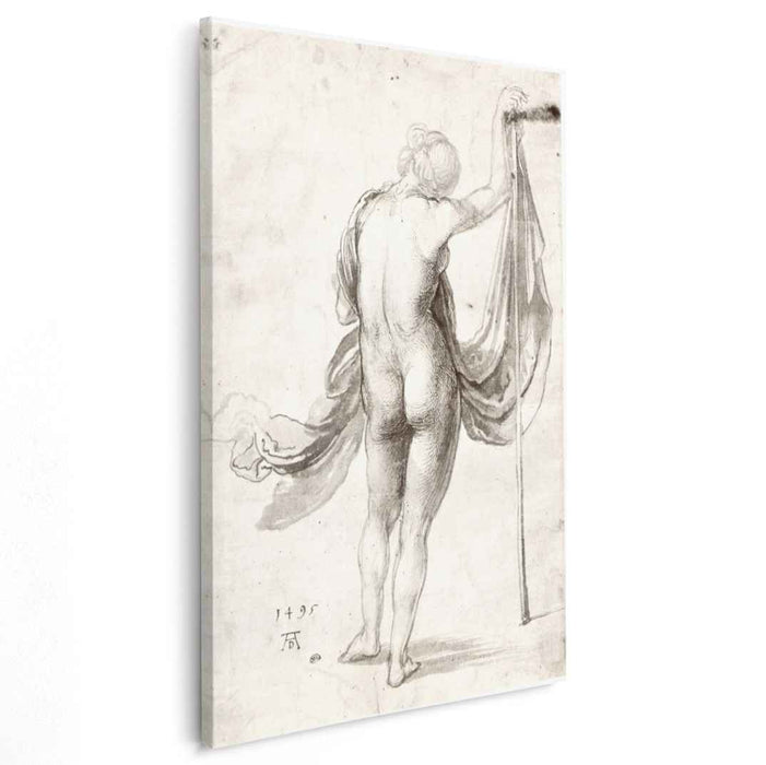 Nude Study (Nude Female from the Back) (1495) by Albrecht Durer