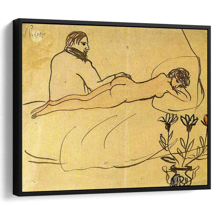 Nude with Picasso by her feet (1903) by Pablo Picasso