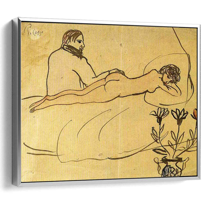 Nude with Picasso by her feet (1903) by Pablo Picasso