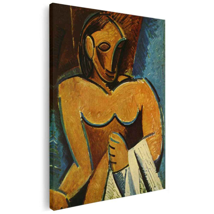 Nude with towel (1907) by Pablo Picasso