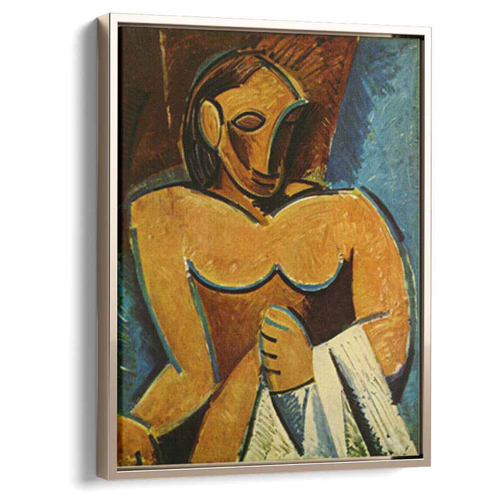 Nude with towel (1907) by Pablo Picasso